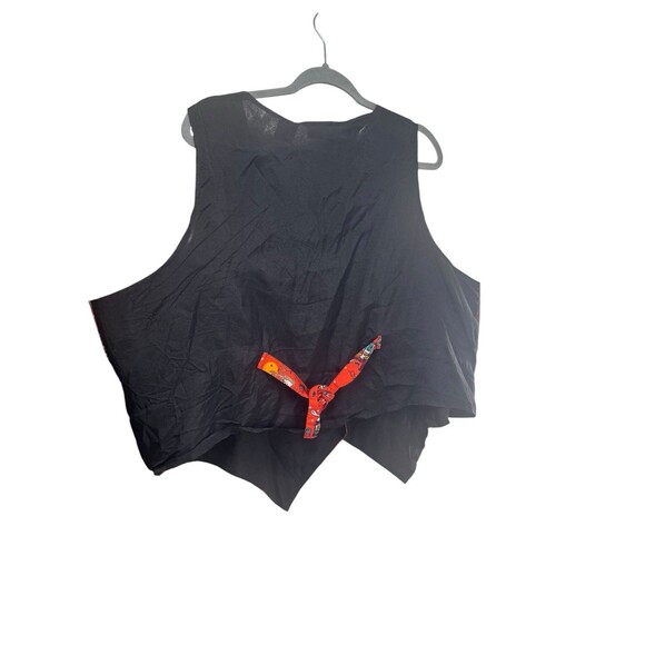 Vintage Basic Editions Halloween Vest Plus 24W Haunted House Ghost Spiderweb - Picture 9 of 12